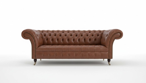 Chesterfield Polster Sofas Design Luxus Couch Sofa 3 Sitzer Leder