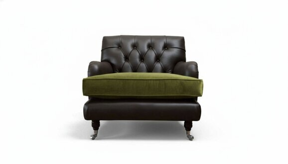 Chesterfield Sessel Design Polster Sofa Couch Chesterfield Leder
