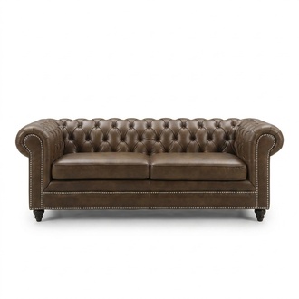 Chesterfield Sofa 3 SITZER Polster Designer Couchen Sofas Garnitur SL Sofa 8 Neu