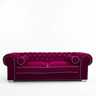 Chesterfield Sofa 3 SITZER Polster Designer Couchen Sofas Garnitur SL Sofa 28