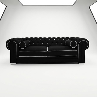 Chesterfield Sofa 3 SITZER Polster Designer Couchen Sofas Garnitur SL Sofa 23