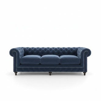 Chesterfield Sofa Couchen Polster Garnitur Couch Polster Stoff Leder