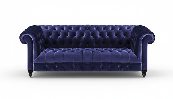 Chesterfield Sofa Dreisitze Neu Couch Einrichtung Wohnzimmer Polster Stoff