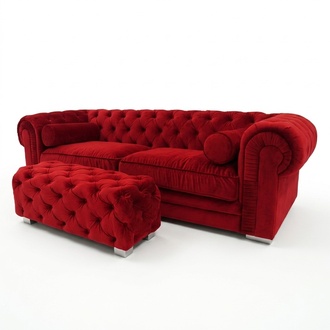 Chesterfield Sofa Polster Designer Couchen Sofas Garnitur Couch SLIII Sofa №31