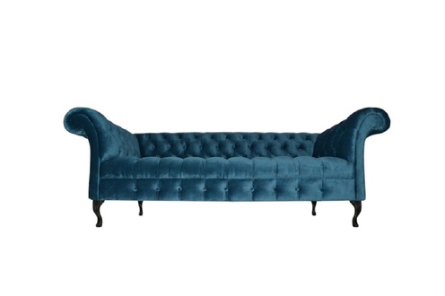 Chesterfield Sofa Polster Designer Couchen Sofas Garnitur Textil Stoff Textil 17