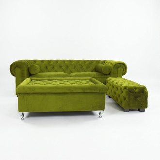 Chesterfield Sofa Polster Designer Couchen Sofas Garnitur Couch SLIII Sofa №28