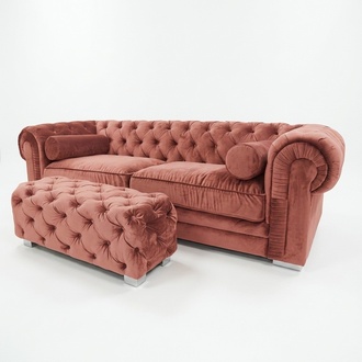 Chesterfield Sofa Polster Designer Couchen Sofas Garnitur Couch SLIII Sofa №33