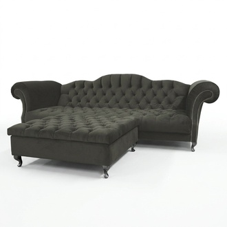 Chesterfield Sofa Polster Designer Couchen Sofas Garnitur Couch SLIII Sofa №58