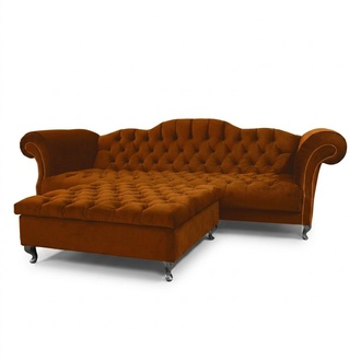 Chesterfield Sofa Polster Designer Couchen Sofas Garnitur Couch SLIII Sofa №55