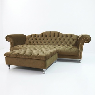 Chesterfield Sofa Polster Designer Couchen Sofas Garnitur Couch SLIII Sofa №54