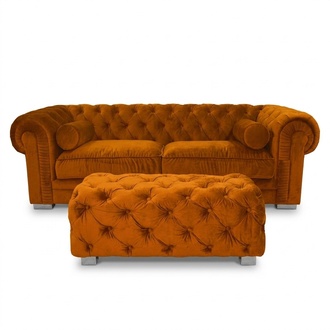 Chesterfield Sofa Polster Designer Couchen Sofas Garnitur Couch SLIII Sofa №41