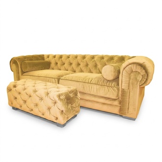 Chesterfield Sofa Polster Designer Couchen Sofas Garnitur Couch SLIII Sofa №36