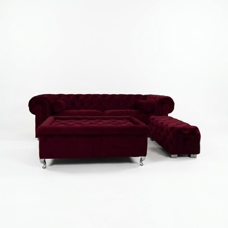 Chesterfield Sofa Polster Designer Couchen Sofas Garnitur Couch SLIII Sofa №19