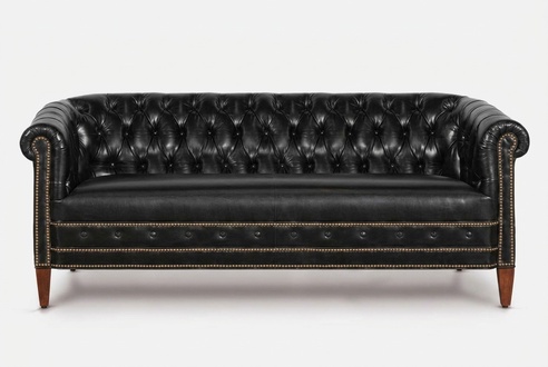 Chesterfield Sofagarnitur Sofa Couch Polster 3+2+1 Sitzer Leder Sofas