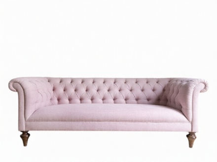 Chesterfield Textil Polster Design Sofa Luxus Couch Klassische Sofa