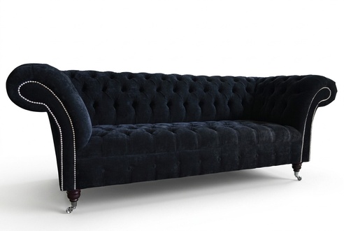 Chesterfield Textil Sofa Couch big xxl Sitz Polster Leder Stoff sofas couchen