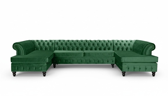 Chesterfield Wohnzimmer Couch Wohnlandschaft xxl Sofa Couchen Polster