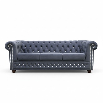 Chesterfield York Blink 3 Sitzer Couch Polster Sofas Couchen Neu Sofa Designer