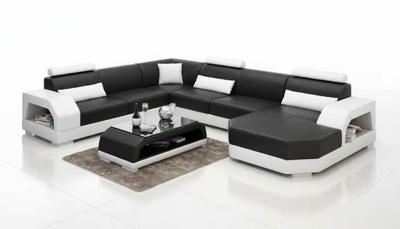Couch Wohnlandschaft Eckgarnitur Ecksofa Polster Garnitur Sofas Couchen