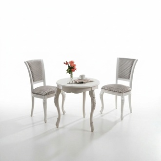 Couchtisch 2x Stühle Kaffeetisch Designer Tisch Wohnzimmertisch Tische