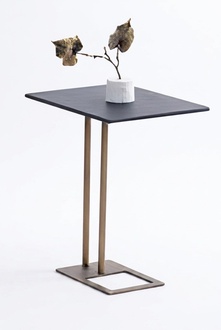 Couchtisch Beistelltisch schlankes Design, robust & multifunktional 50x55cm