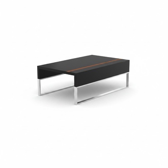 Couchtisch Büro Schwarz Holz Arbeitszimmer Luxus Modern Exclusive Büromöbel Neu