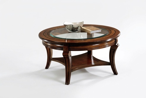 Couchtisch Rund Tisch Holz Italienische Möbel Runde Tische Couchtische