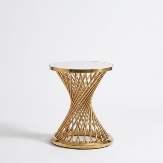Couchtisch Runder Beistelltisch Designer Tisch Wohnzimmertisch Edelstahl