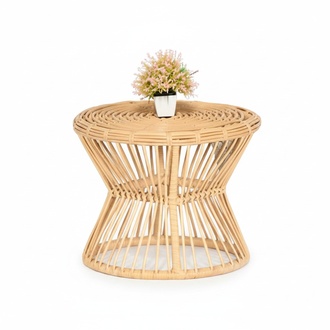 Couchtisch Terrasse Rattan Garten Möbel Modern Luxus Rundtisch Outdoor