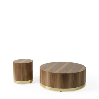 Couchtisch Tisch Beistelltisch Wohnzimmertisch Holz Tische Beistell Rund