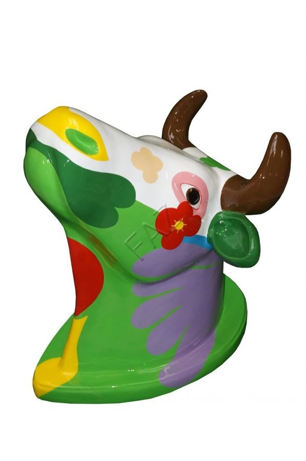 Design Kuh Figur Statue Skulptur Figuren Skulpturen Abstrakt Deko Dekoration