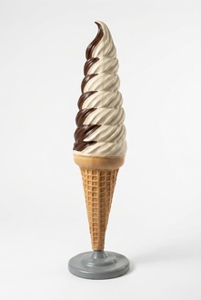 Dekoration Laden Aufsteller Eis Diele Handel Dekoration 210cm XXL