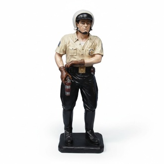 Dekoration Laden Polizist Highway Cop 105cm Statue USA Figur Skulptur