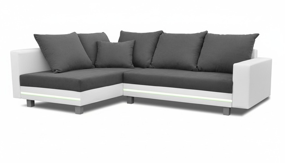 Ecksofa Wohnlandschaft Sofa Couch L Form Polster Couchen Leder Design