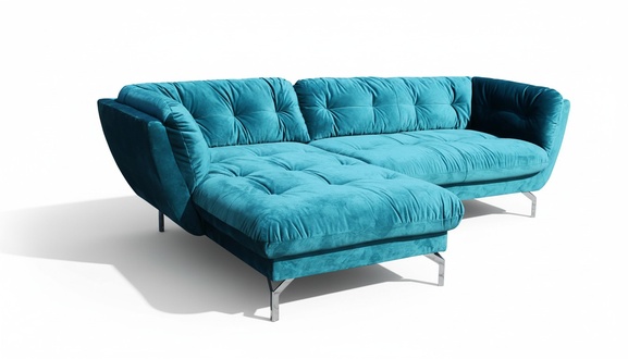 Ecksofa L Form Sofa Couch Design Couchen Polster Textil Neu Eck Garnitur