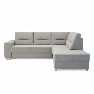 Design Ecksofa L-form Bettfunktion Couch Leder Textil Sofas Eckcouch