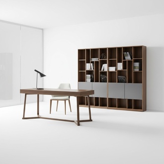 Design Büro Office Kanzlei Tisch Regal Akten Schrank Schreib Tische