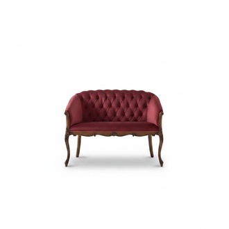 Design Chesterfield Sofa 2 Sitzer Couch Luxus Klassische Textil Sofas