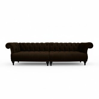 Design Chesterfield Sofagarnitur 5-Sitzer Leder Couch XXL Polster
