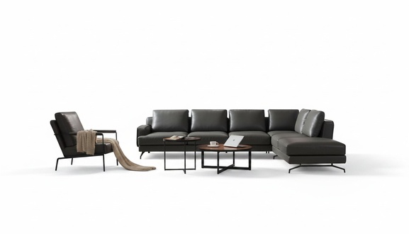 Design Couch Luxus Leder Sitz Polster Wohn Zimmer Landschaft Eck Sofas