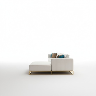 Design Ecke Ecksofa L-form Modern Sofas Ledersofa Couch Wohnlandschaft