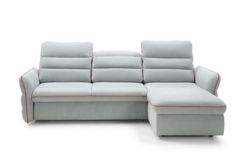 Design Ecksofa Couch Wohnlandschaft Textil Polster Sofas Leder Multifunktion