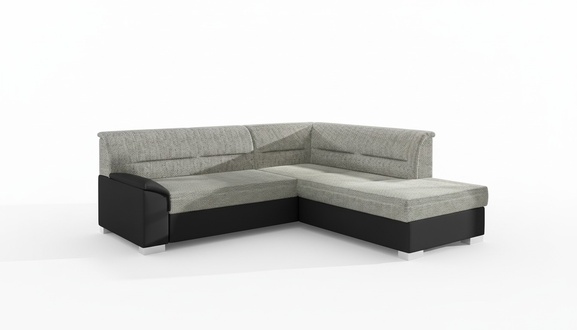 Design Ecksofa Schlafsofa Bettfunktion Couch Leder Textil Sofas Polster Neu