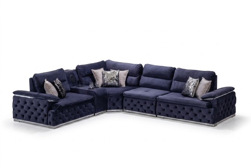 Design Ecksofa Stoff L-Form Modern Style Polstermöbel Wohnzimmer Gruppe
