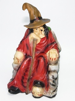Design Hexe Figur Statue Skulptur Figuren Skulpturen Deko Statuen