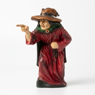 Design Hexe mit Finger Figur Statue Skulptur Figuren Skulpturen Neu Deko