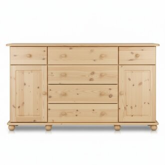 Design Kommode Handarbeit Holz Anrichte Sideboard Schrank Neu Vollholz Möbel Neu