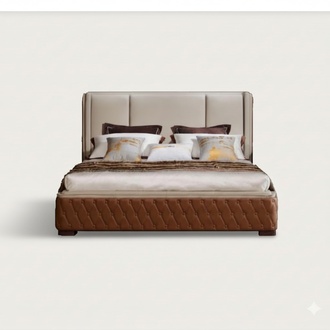 Design Leder Bett Luxus Polster Betten Deko Doppel Modernes Ehe 180x200