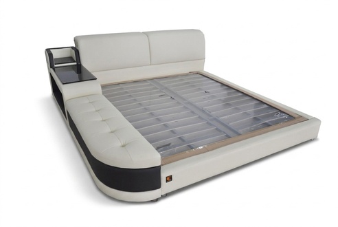 Design Luxus Bett Polster Ehe Moderne Leder Hotel Betten 140/160/180/200