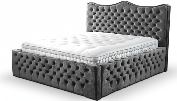 Design Luxus Doppelt Hotel Schlafzimmer Boxspring Komplette Betten Bett Polster